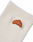 Lower Calf Non Slip Grip Socks - Croissant