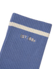 Lower Calf Non Slip Grip Socks - Vancouver Blue (Special Edition)