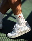 Lower Calf Non Slip Grip Socks - Croissant