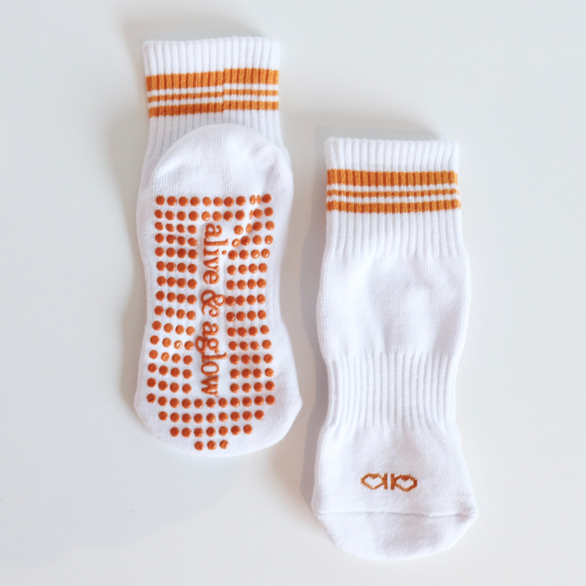 Crew Non Slip Grip Socks - Classic Caramel