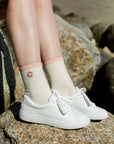 Lower Calf Non Slip Grip Socks - Sweet Donut